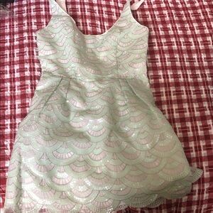 Bebe Elegant Mint Green Kids Dress